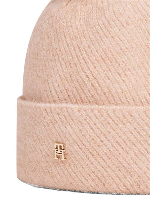 Cappellino con pompon in misto lana/alpaca Tommy Hilfiger | AW0AW17855TQ6